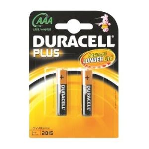 DURACELL PLUS POWER AAA 2S